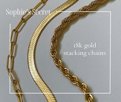 Women's Stainless Steel Layered Chain Necklace