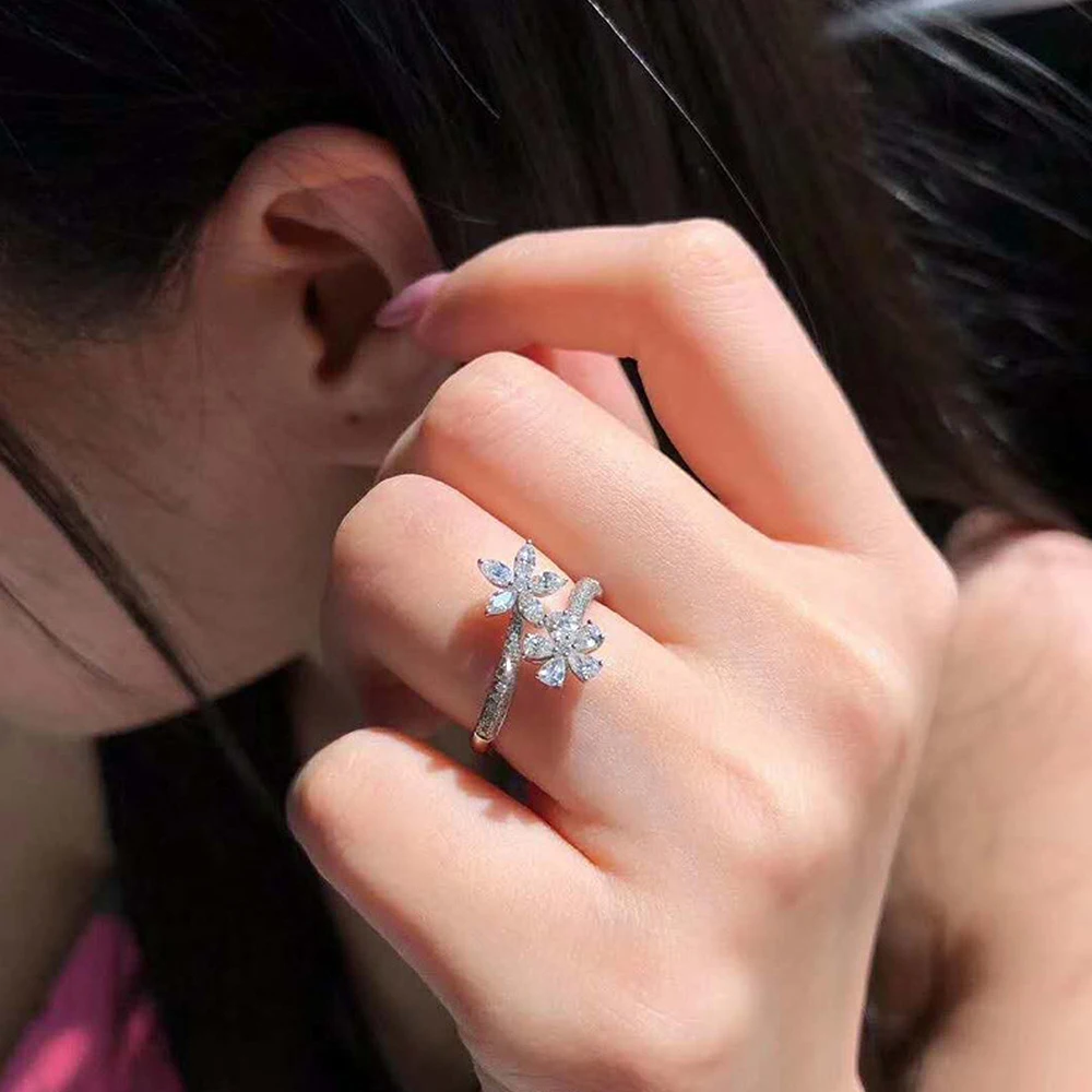 Temperament Sweet Flower Ring